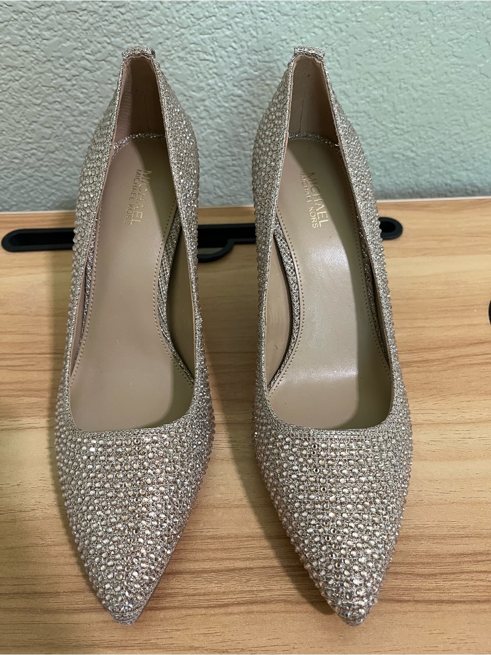 Michael Kors Rhinestone Heels - W7.5 - Picture 4 of 6